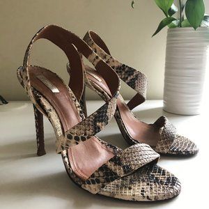 SCHUTZ Tabacema Snake Print Stiletto